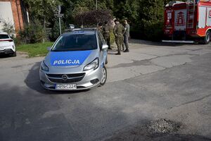 Wspólnie ćwiczenia służb przy Urzędzie Gminy w Pucku.